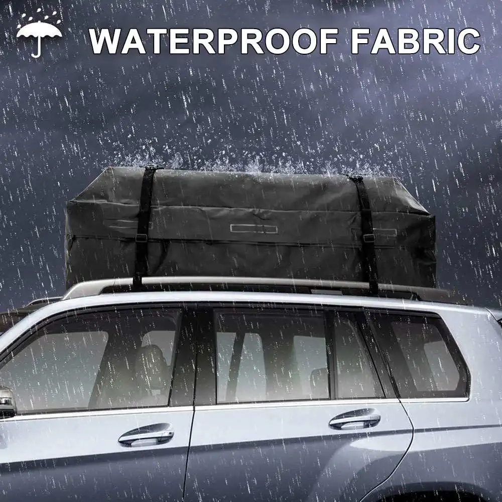 Car Roof Top Bag 140x80x45cm 420D Thicken Oxford Cloth Travel Waterproof Cargo Carrier Luggage Storage Bag For Cars accessories