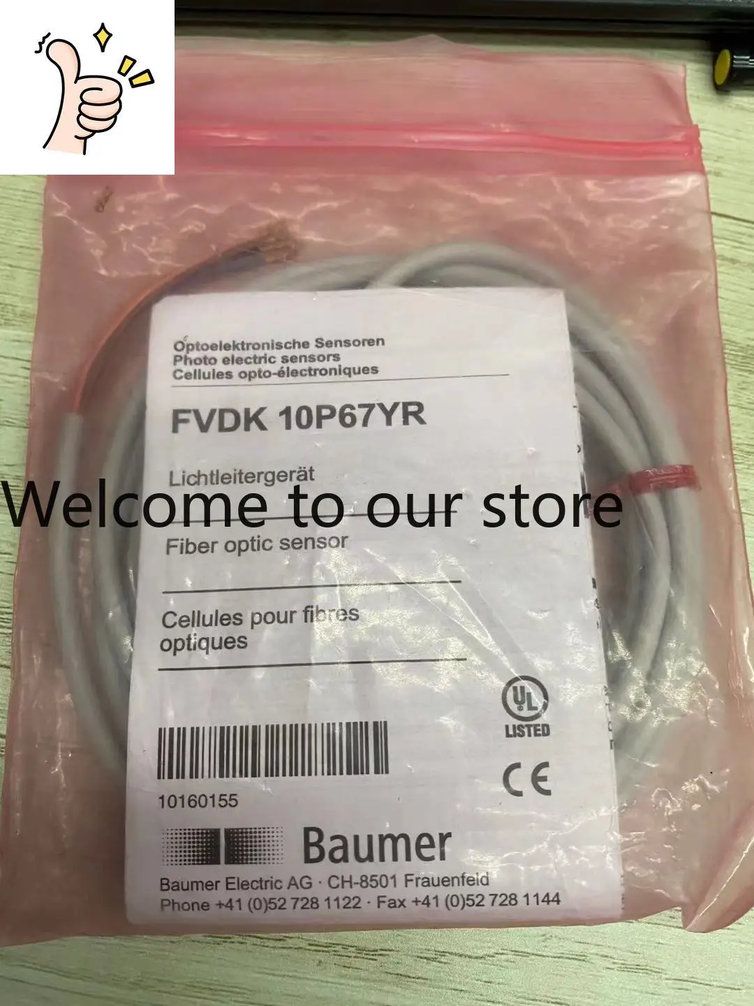 October Baumer Amplifier FVDK 10P67YR Original Stock