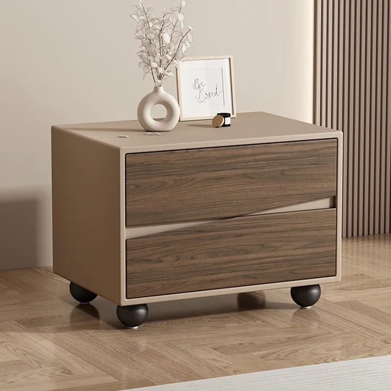 Nightstands Nordic Minimalist Trendy Italian Bedside Table Luxury Bedroom Furniture