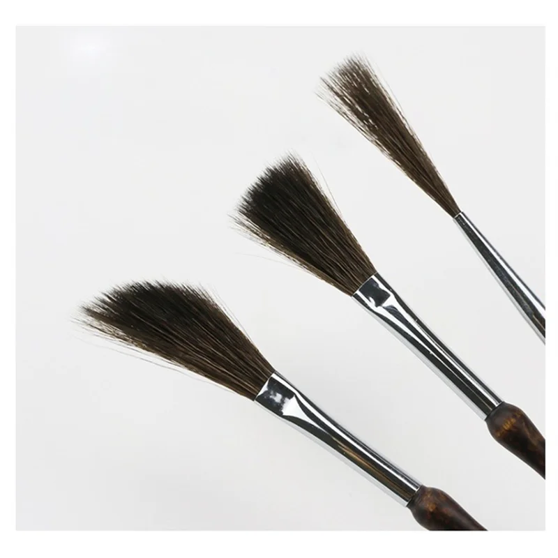 AB46-Pinstripe Brush Kit-3 Pieces Professional Striping Brushes Long Liner, Script, Scroll, Rigging Rigger