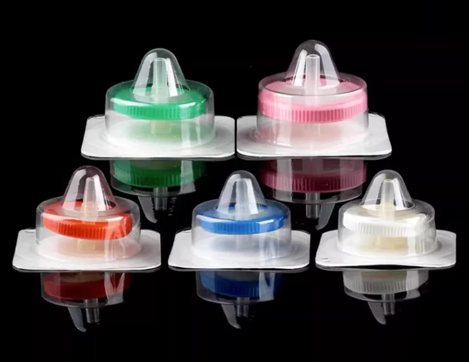 

10 шт. лабораторный 0,22 мкм/0,45 мкм стерильный шприцевой фильтр Millipore нейлон/PES/PTFE мембранный фильтр химическое лабораторное оборудование