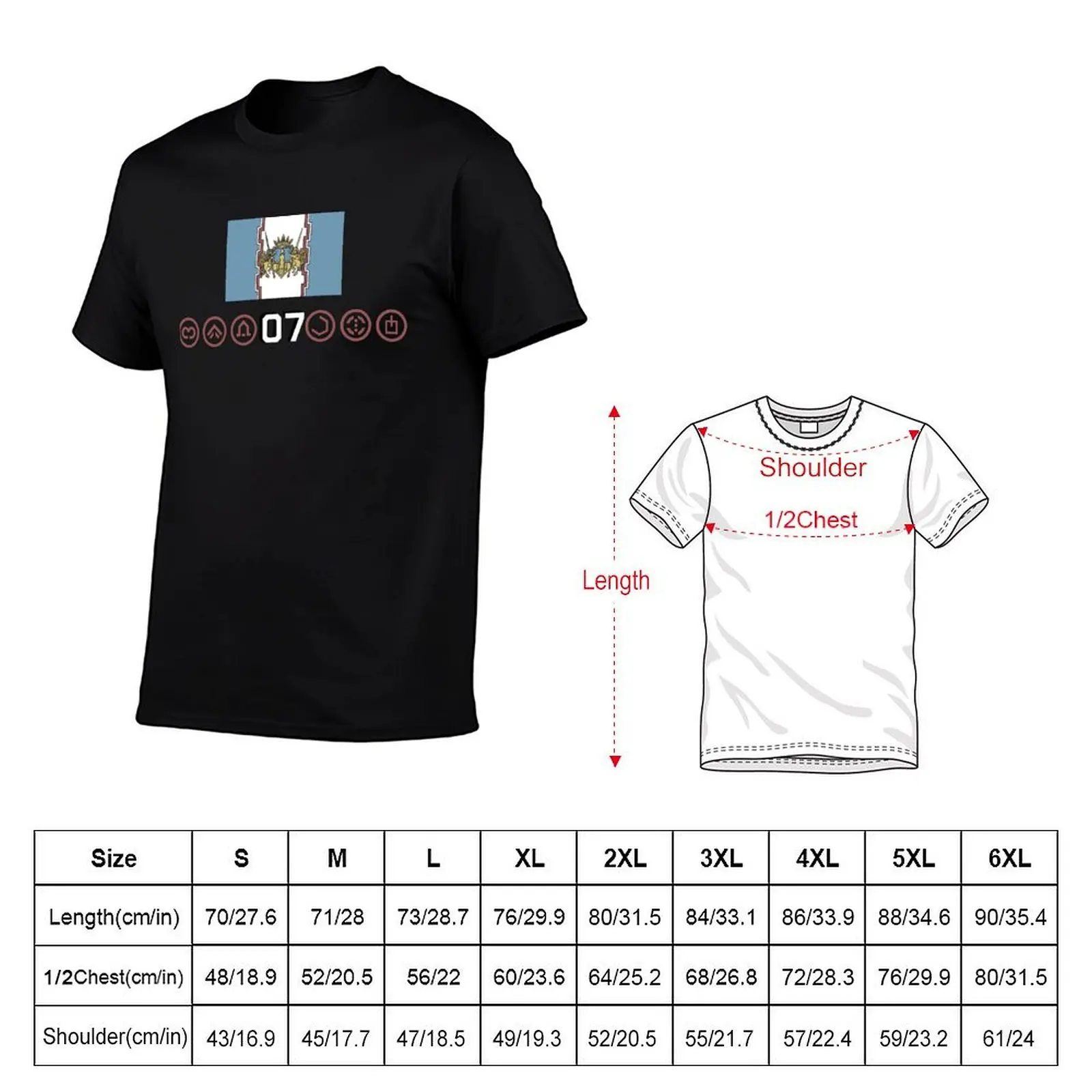 Squad 7 T-Shirt High Elasticity Sports T-Shirt