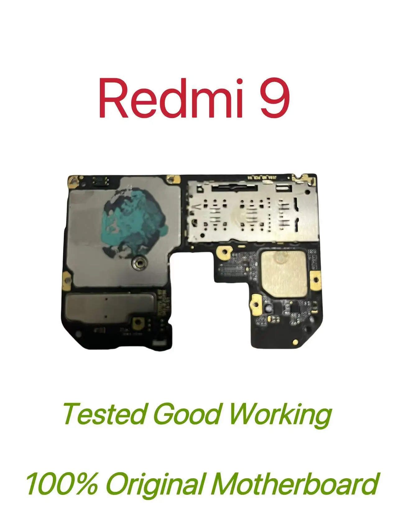 Global Version Original Unlocked Motherboard for Redmi 9 Good Work Fully Tested Circuit Plate Main Logic Board for Redmi 9