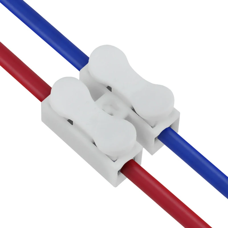 20pcs-50pcs Electrical Cable Connectors CH2 CH3 No Solding Quick Cable Wire Connector No Screw Terminal Block Spring Clamp