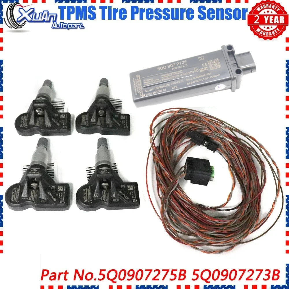 xuan-tpmsタイヤ空気圧モニタリングシステムセンサー5q090727amon5q0907275b-for-audi-a6-a7-a8-for-volkvolkswagen-mqb-touareg-2011-2017
