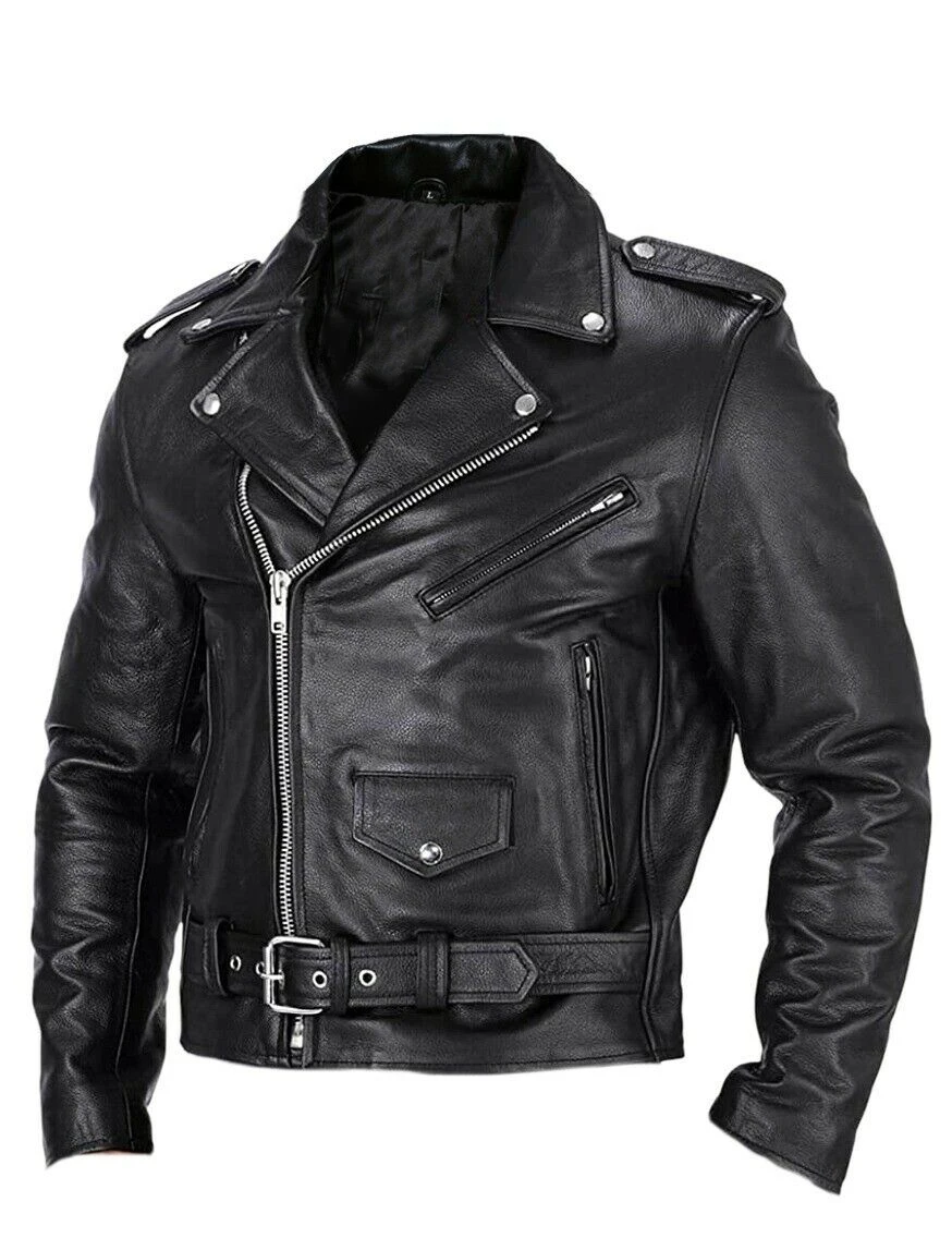 

Fashion Leather Jacket Slim Fit Stand Collar PU Jacket Male Anti-wind Motorcycle Lapel Diagonal Zipper Jackets