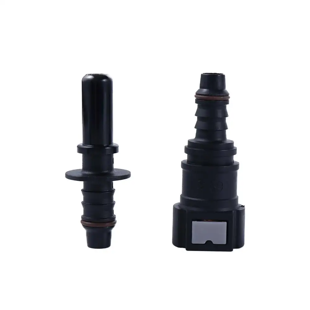 Tubo 7,89-ID6 9,89-ID8 Acoplador de manguera de línea de combustible automático Conector de línea de combustible de coche Conector recto Conector hembra de liberación rápida