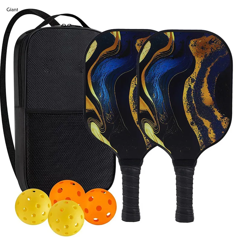 Pickleball Paddles USAPA Approved Set Rackets Honeycomb Core 4 Balls Portable Racquet Cover Carrying Bag Gift Kit Indoor Outdoor