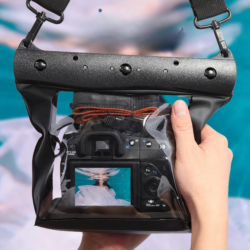 

20 м чехол для подводной камеры для дайвинга, сухая сумка для камеры, водонепроницаемая сухая сумка для камеры Canon Nikon DSLR SLR