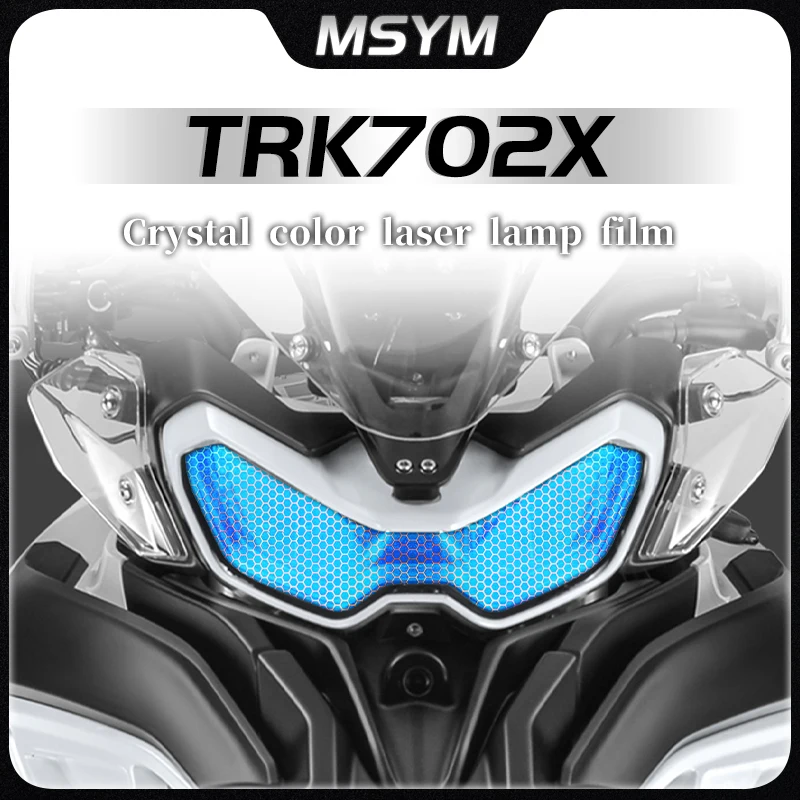 

For Benelli TRK702X TRK 702 X TRK 702X Headlight film transparent protective film honeycomb laser light film accessories