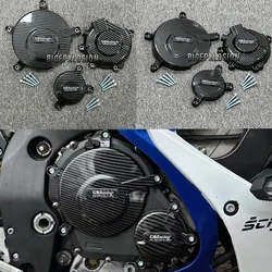 GSX-R600 / 750 NEW Carbon Fiber Texture Motorcycles Engine Protection Cover For SUZUKI GSX-R600 & GSX-R750 K6-L9 2006-2019