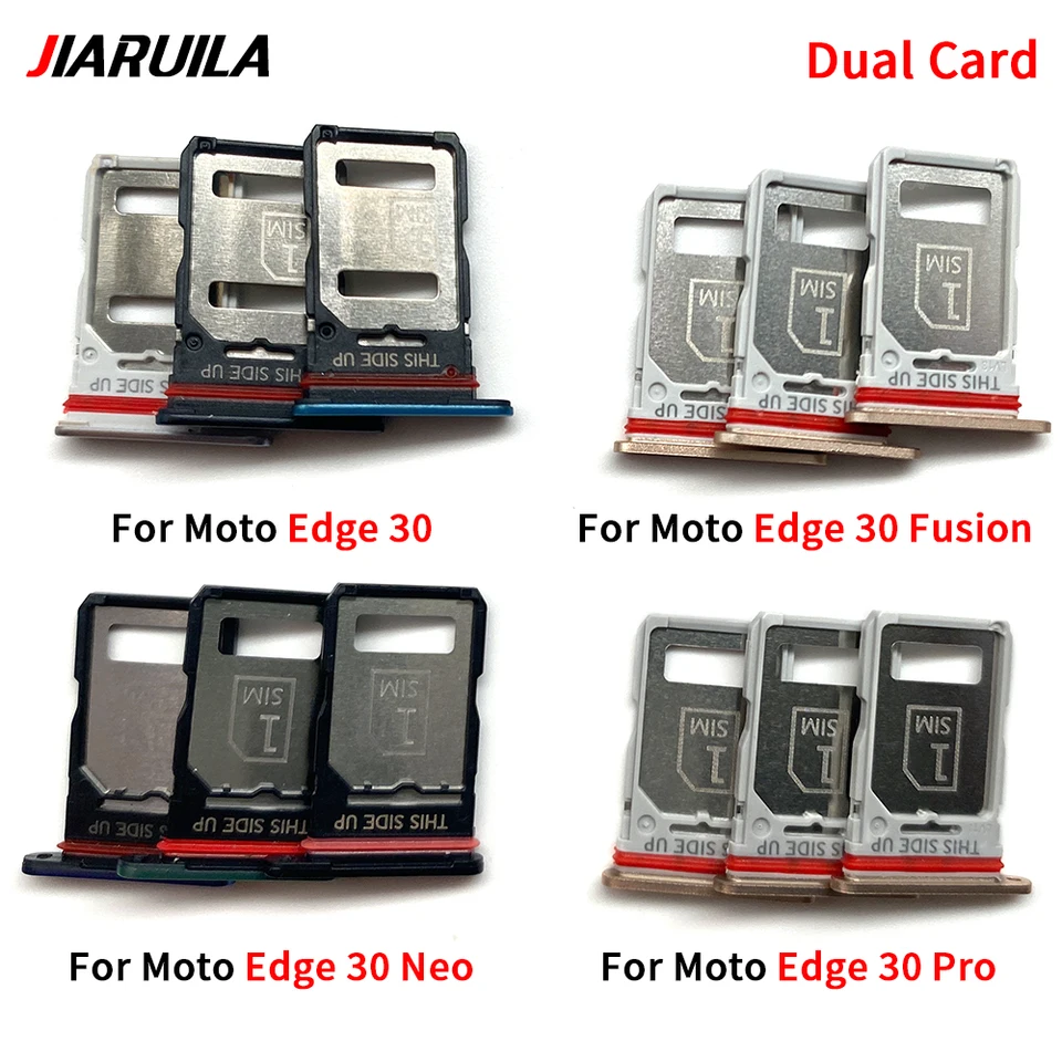 For Moto Edge 20 Lite 30 Neo Pro Phone Sim Tray SD Card Chip Tray