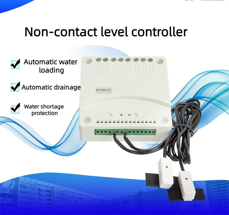 

XKC383 High and Low Water Level Controller Non-contact Liquid Level Sensor Automatic Water Supply Sensor Switch