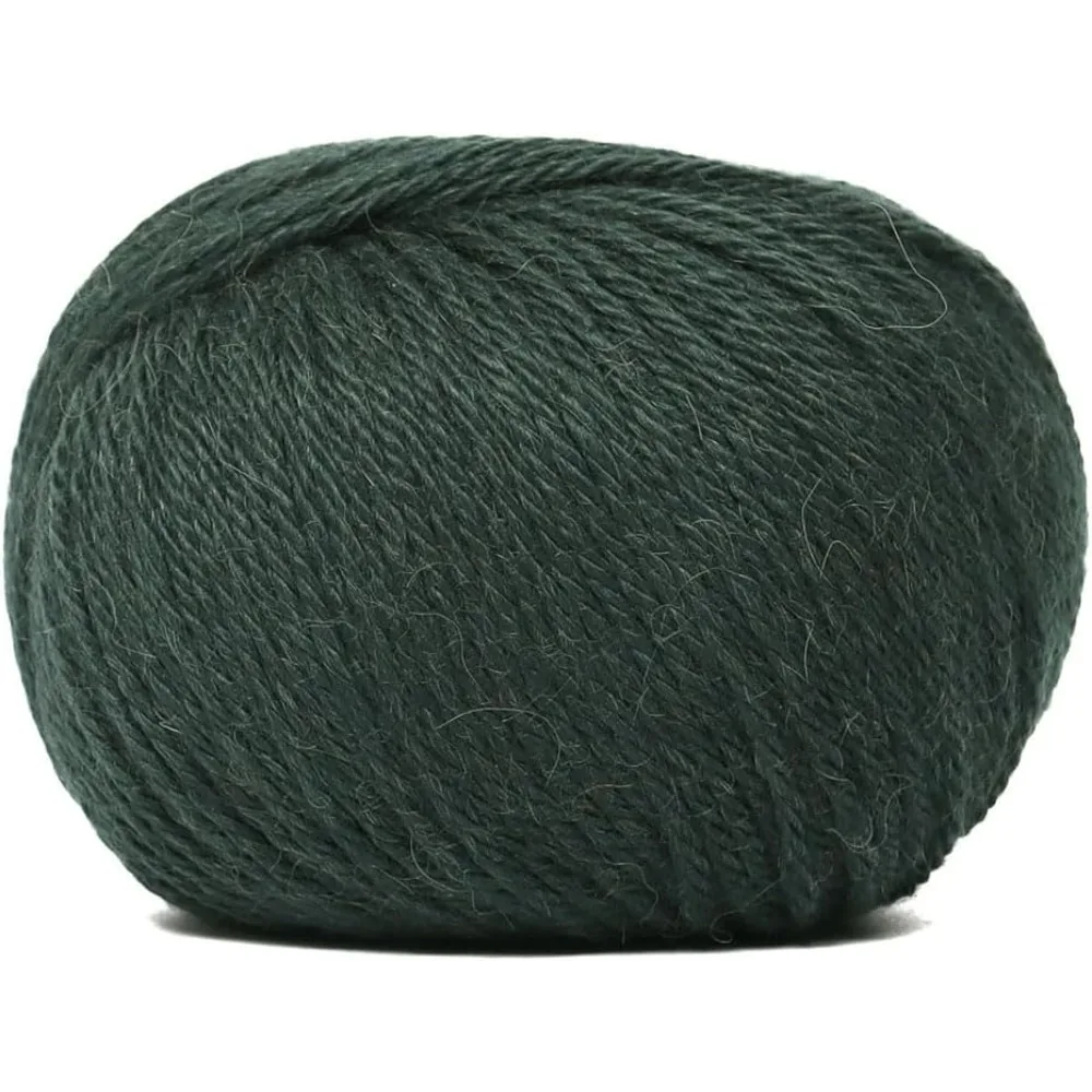 럭셔리 100% 베이비 알파카 얀 세트 - 6개, 300g, DK 웨이트 - 숲 색조의 매우 부드러운 뜨개질 및 코바늘 뜨개질용