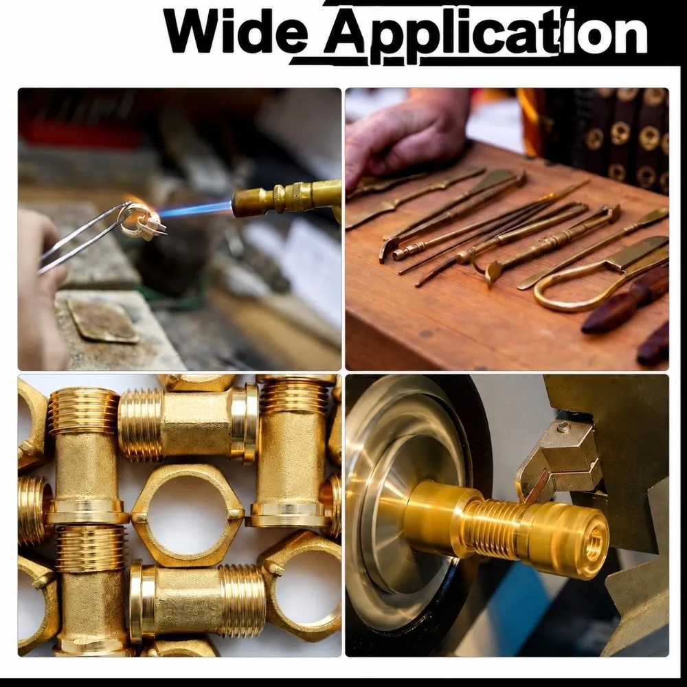 Durable Diameter 2-100mm Brass Round Bar Length 500mm Round Brass Rod Metal Round Bar