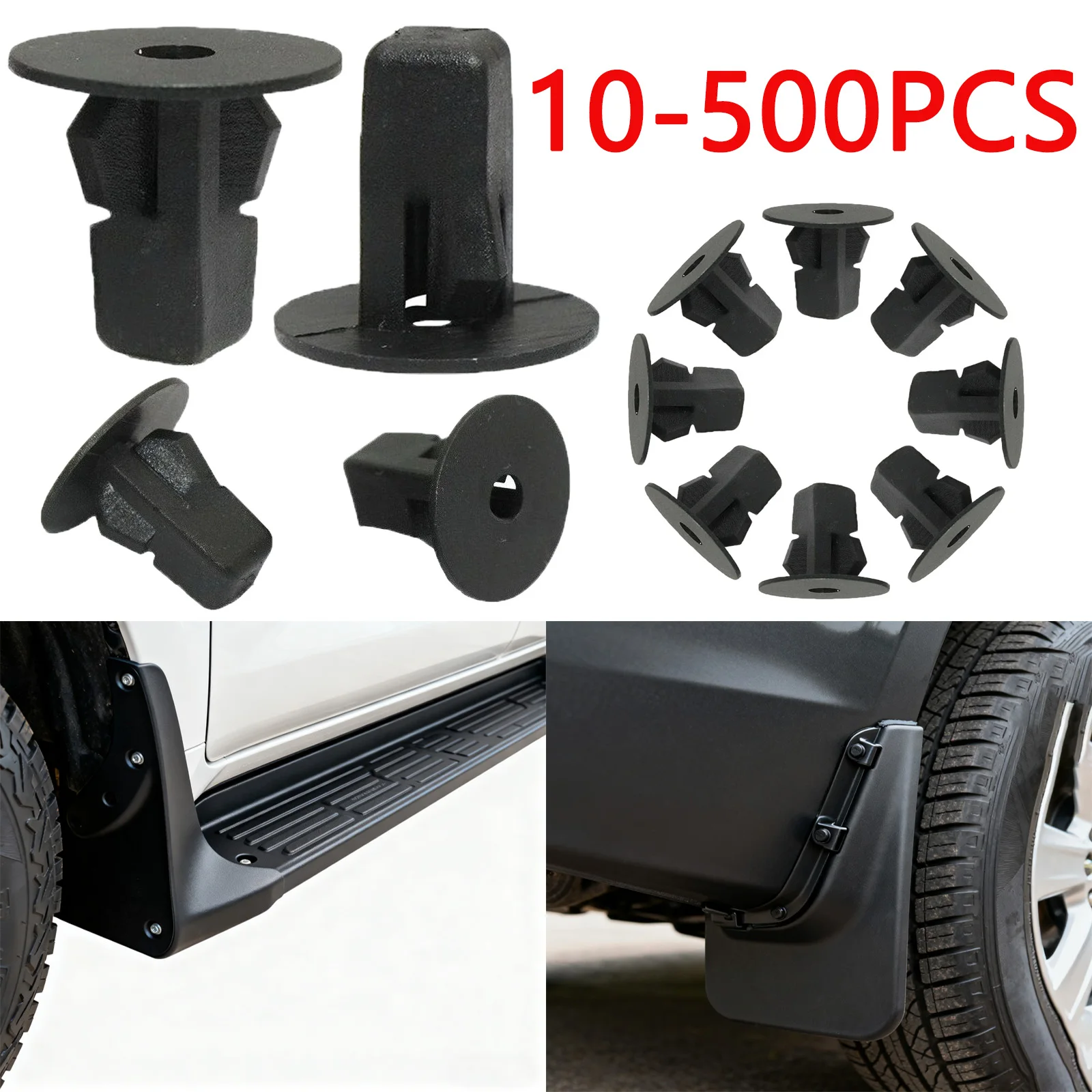 

10-500X Car Mudguard Fender Self Tapping Screw Base Nut Fasteners Clips For Rav4 Corolla Toyota Land Cruiser Prado Wildlander