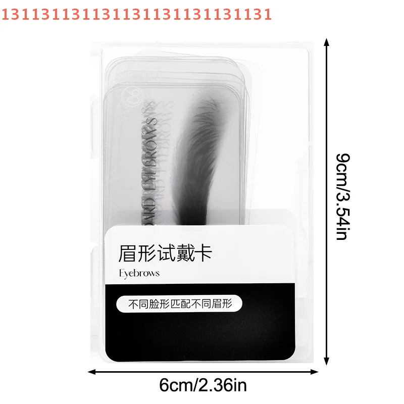 لعرض صالون أنماط الحواجب الشهيرة للنساء 6 أنماط بطاقة تجريبية للحواجب أداة احترافية للتطبيق المسبق