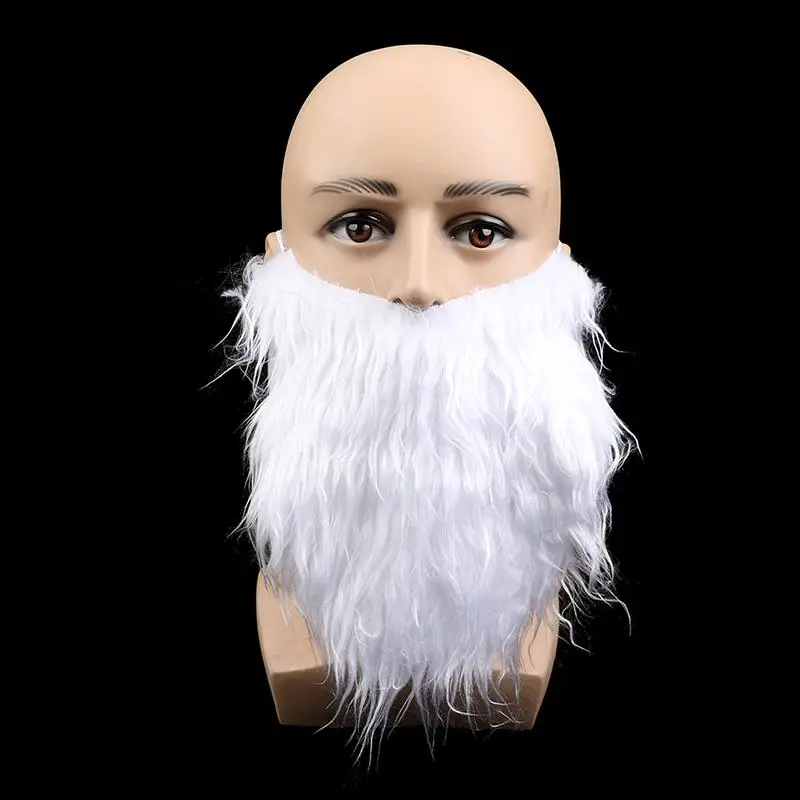 Fake Mustache Party performance props Santa Claus white beard fake Beard Set Xmas Party Decor