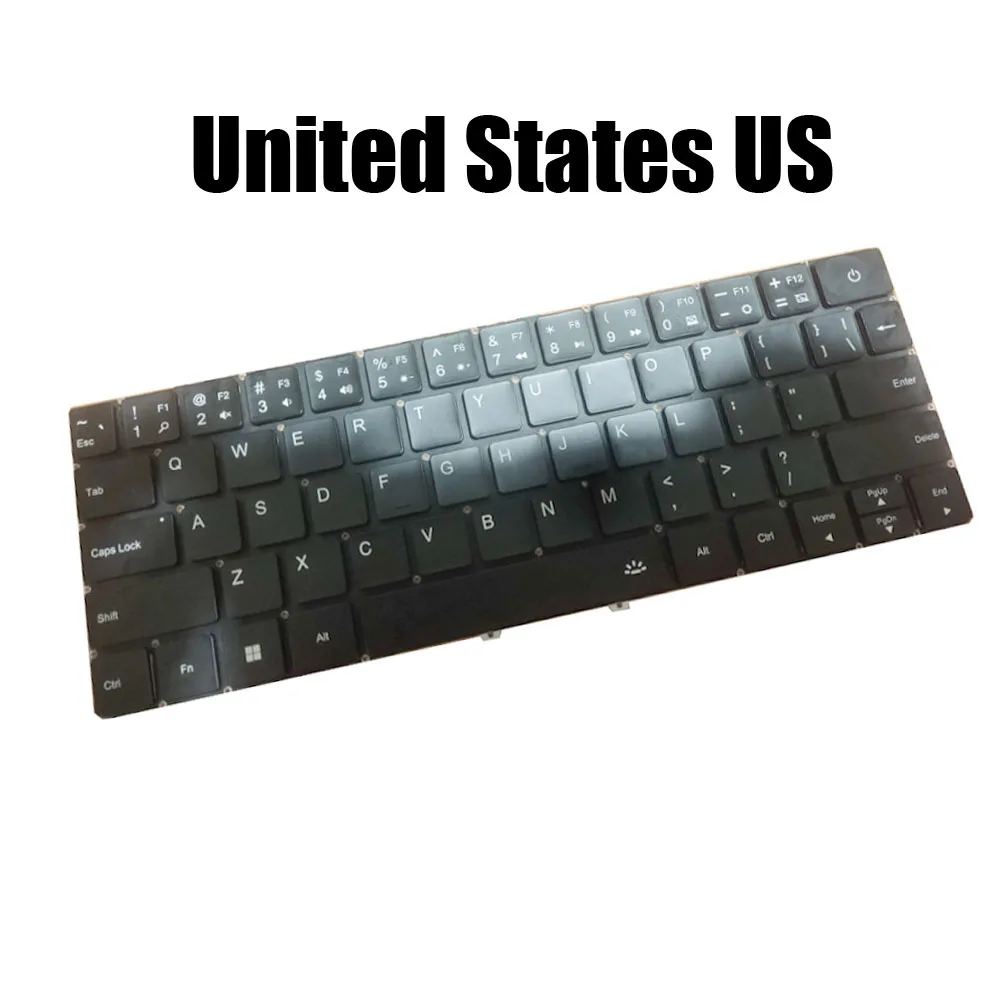 

Клавиатура для ноутбука, модель F0100-004 MB2682004, США, с подсветкой, черная, новая