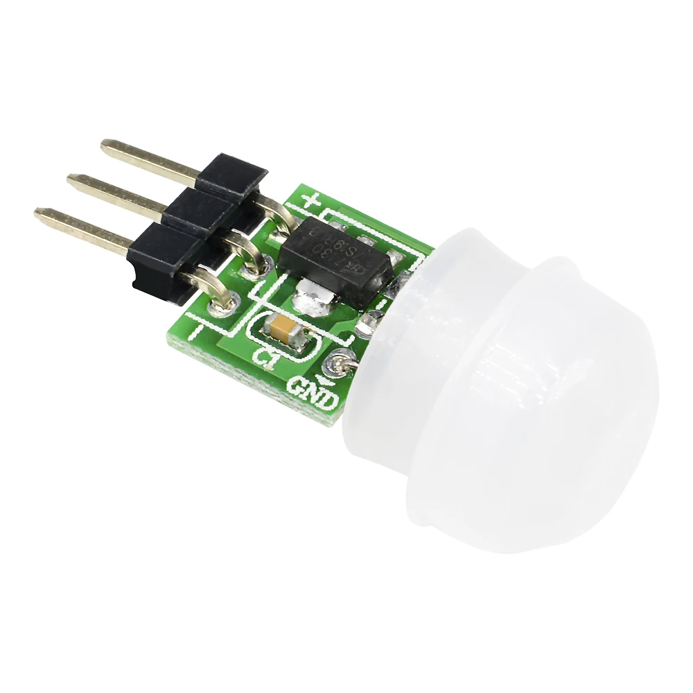 5 stks Mini IR Pyro-elektrische Infrarood PIR Motion Human Sensor Automatische Detector Module AM312 Sensor DC 2.7-12 V Hoge Gevoeligheid