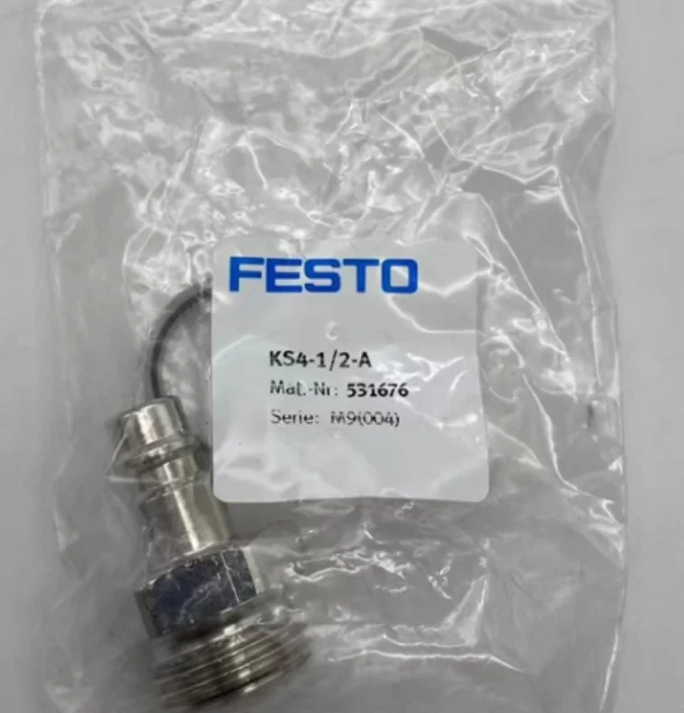 5PCS New original FESTO fast plug KS4-1/2-I 531680 KS4-1/2-A 531676 KS4-CK-4 2150 KS4-CK-6 2151 KS4-CK-9 531683