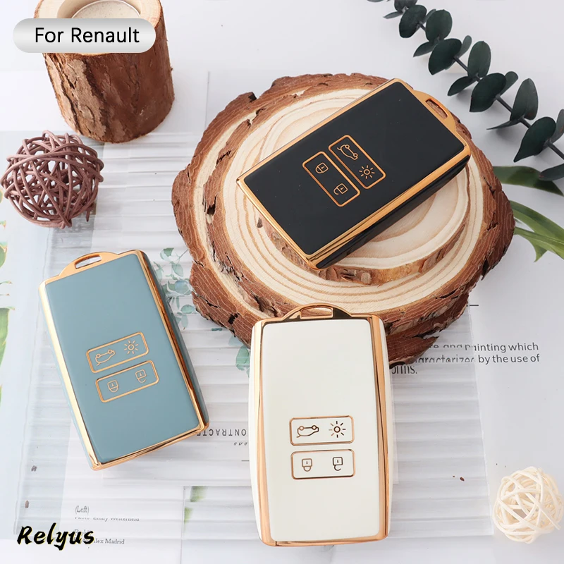 

TPU Car Remote Key Case for Renault Megane Sandero Espace Clio Captur Kadjar Scenic Laguna Talisman Protection Keyless Shell