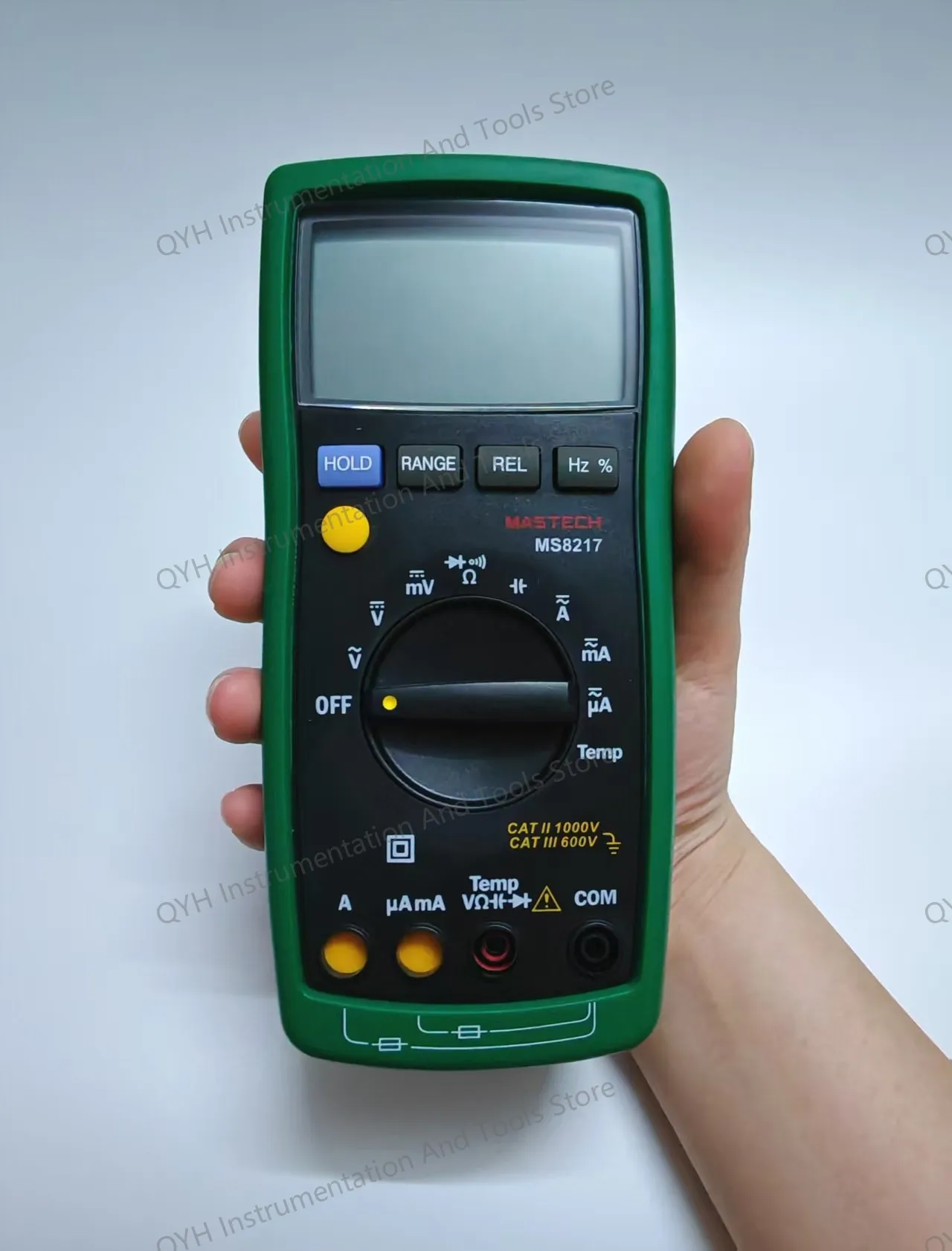 MASTECH MS8217 Digital Multimeter AC/DC Current Voltage Resistance Capacitance Tester with Temperature Test Display 4000 counts - view 3