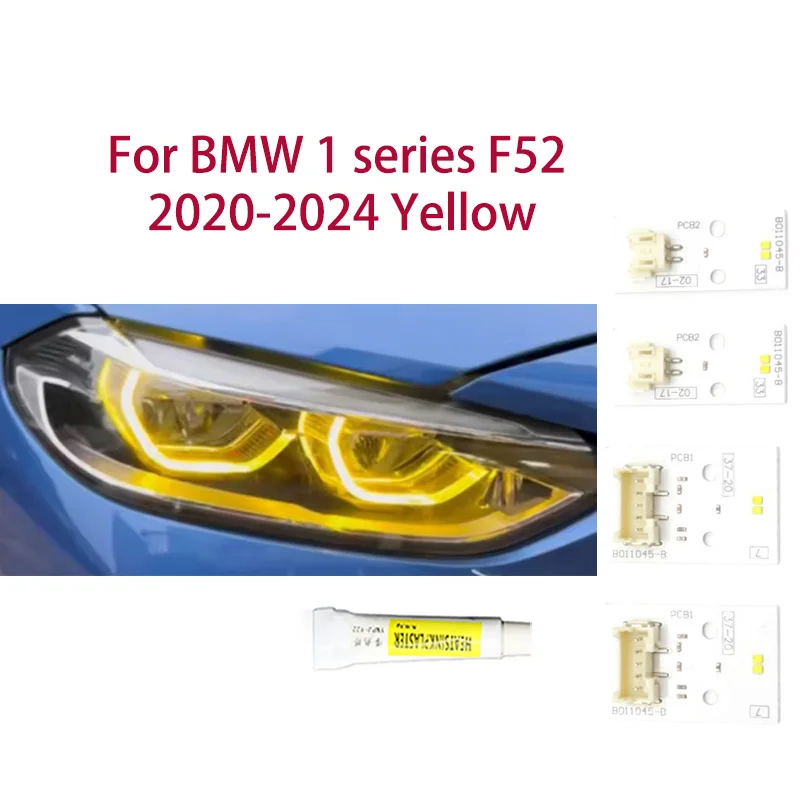 

1pair Lemon Yellow Car Hernia DRL Chip Angel Eyes Car light modification Car headlights Ballast chip For BMW 1 series F52 20-24
