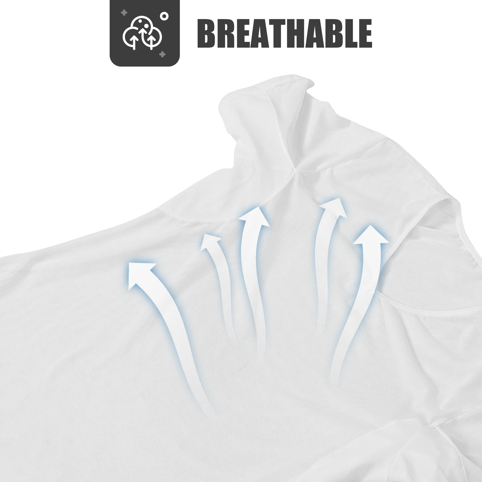 

Underarm Short T-shirt Men T-Shirt T-Shirt With Sweat Pad Pad White M Men Short Sleeve Comfortable Sweat-proof Undershirt