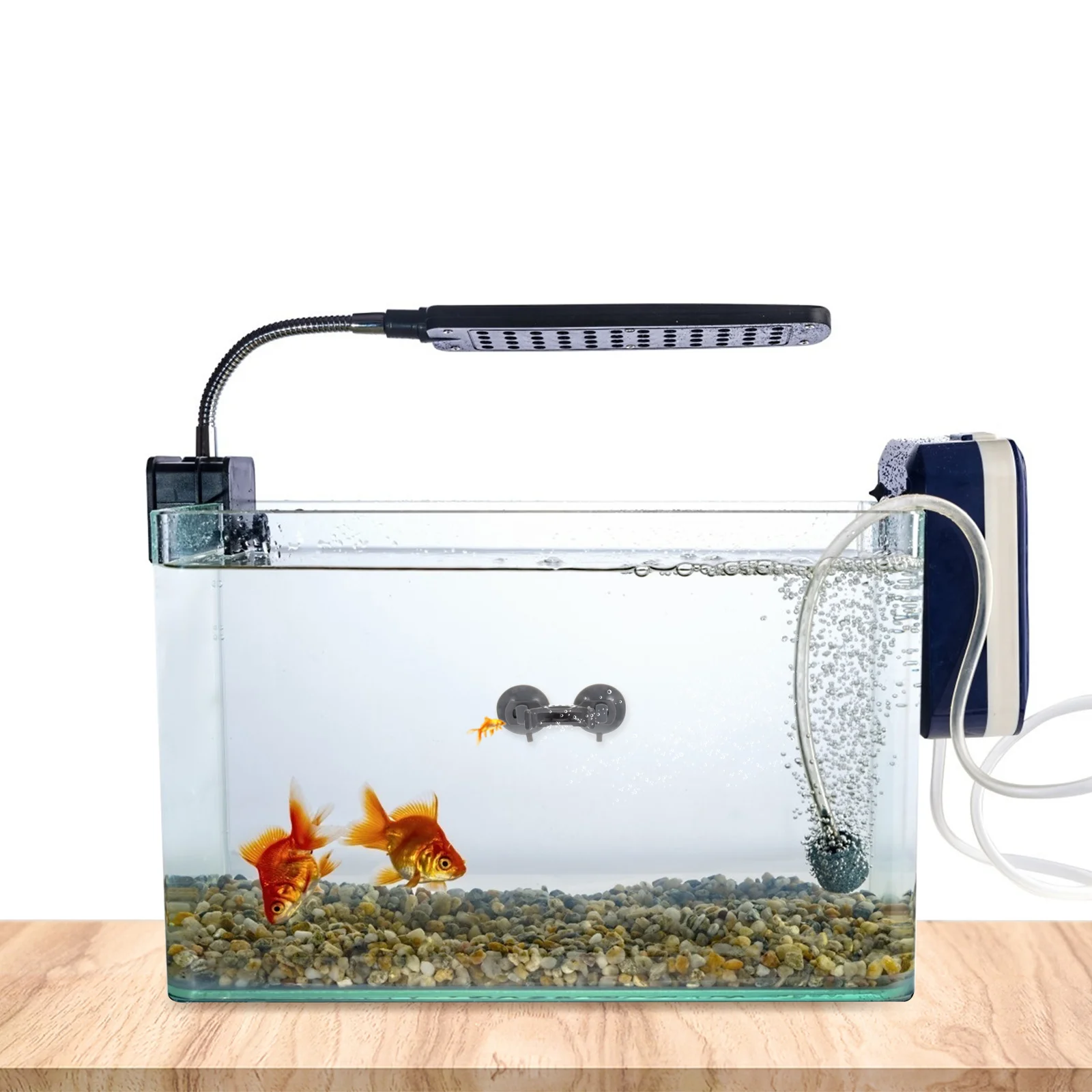 

2 шт., кронштейны для ламп для аквариума, пластиковые серые держатели для водных растений, аксессуары для аквариума, световая стойка, поддержка для роста воды