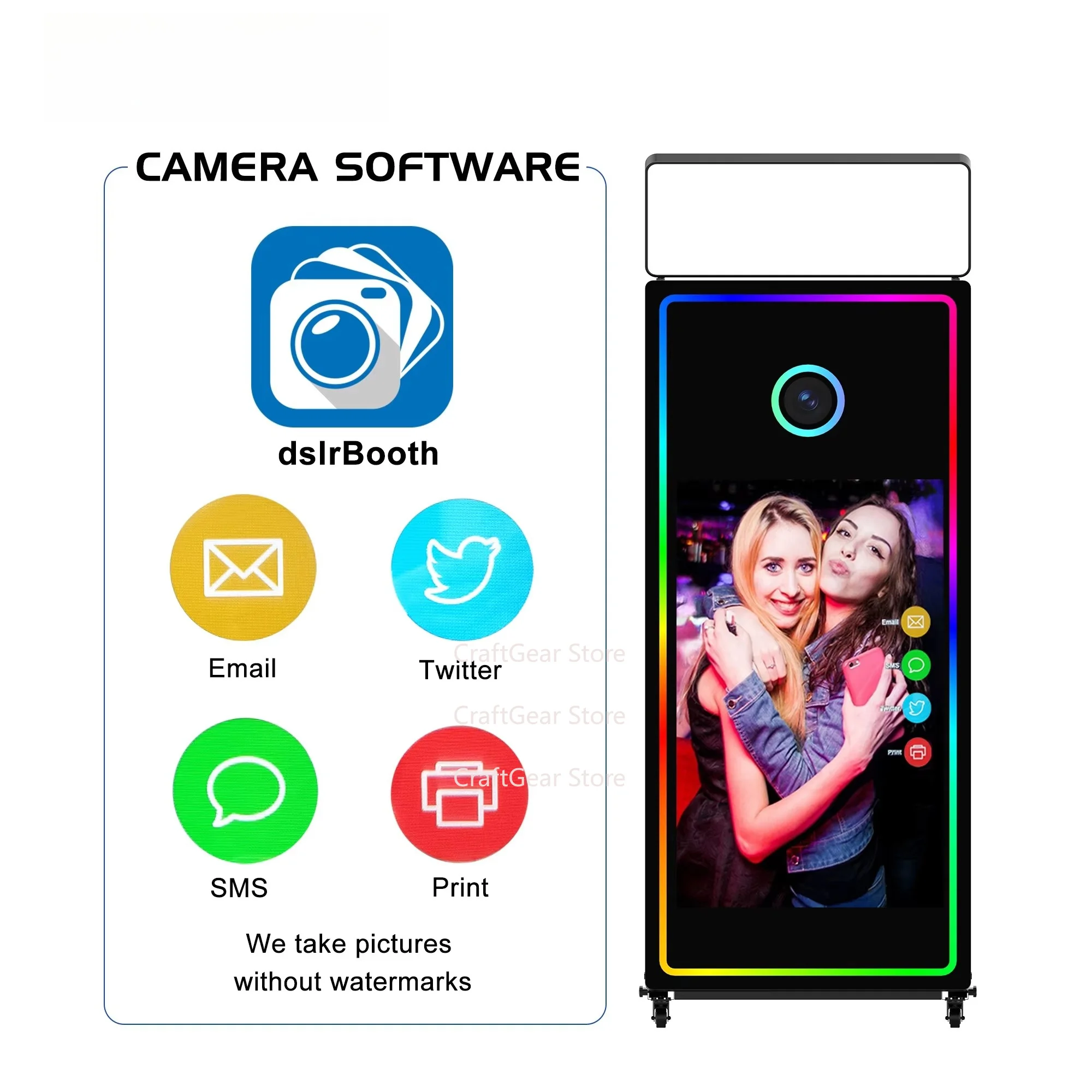 Dropshipping Portable Photo Bo - đánh giá và giá Photo Booth Machine