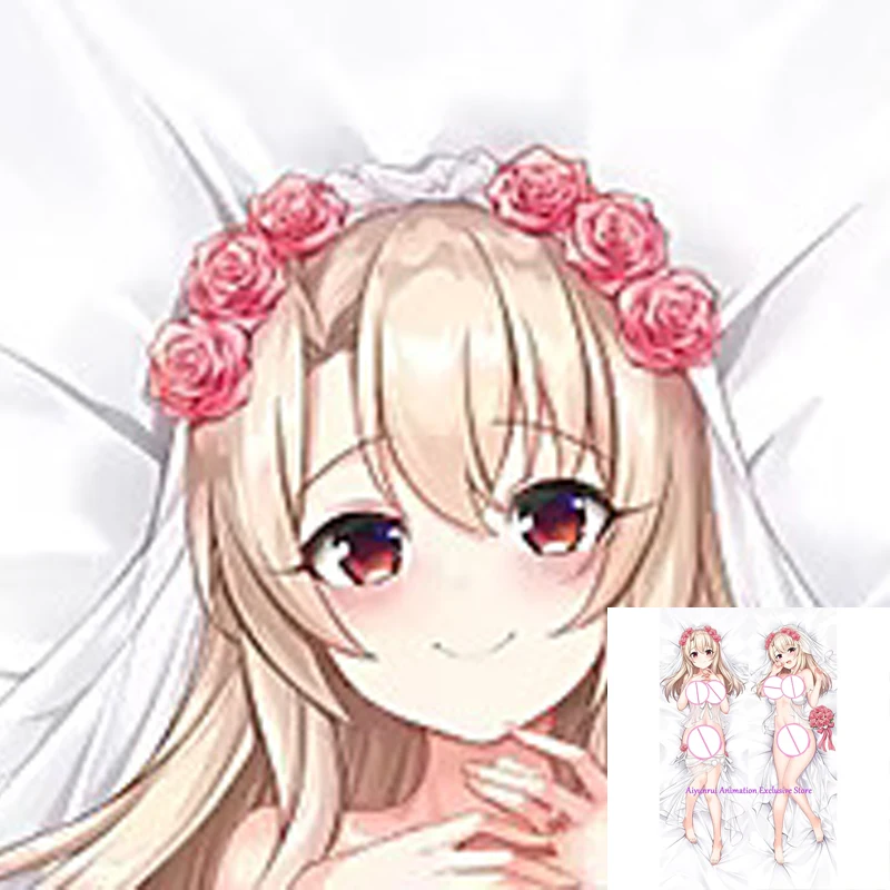 

Dakimakura Anime Illyasviel Von Einzbern 2 Side Printed Hugging Body Pillowcase Cushion Bedding Decor Pillow Cover