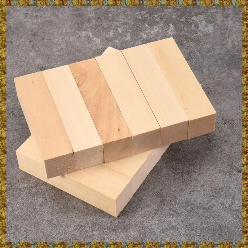 F-F деревянные блоки для резьбы и резьбы, незавершенные деревянные блоки, блоки для резьбы по липу, набор из мягкого дерева для начинающих резьбы