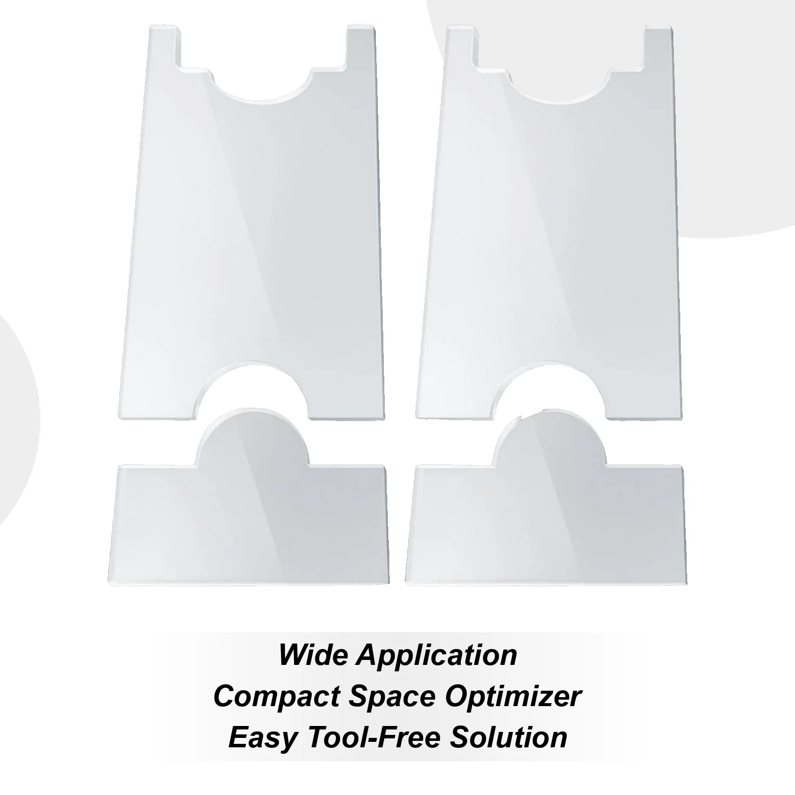 

2pcs Couch Wall Spacer Adjustable Acrylic Clear Non-slip Bed Stoppers Wall Bumpers For Sofa Safety Protection Enhanced Airflow