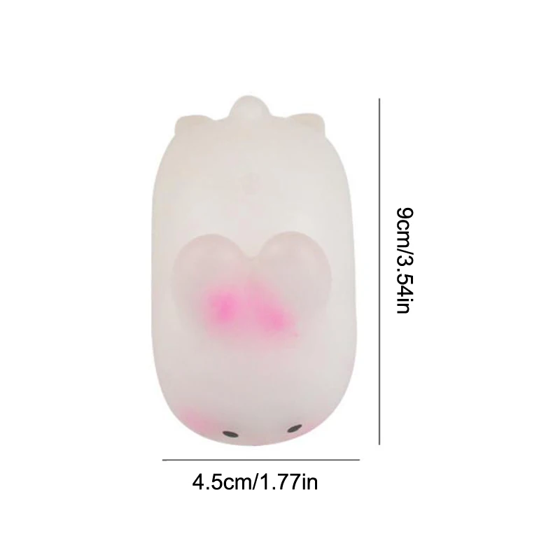 لعبة مكافحة الإجهاد تغيير لون لطيف القلب أرنب ضغط ألعاب متململة مكافحة الإجهاد مضحك الإجهاد الإغاثة للطفل الكبار هدية