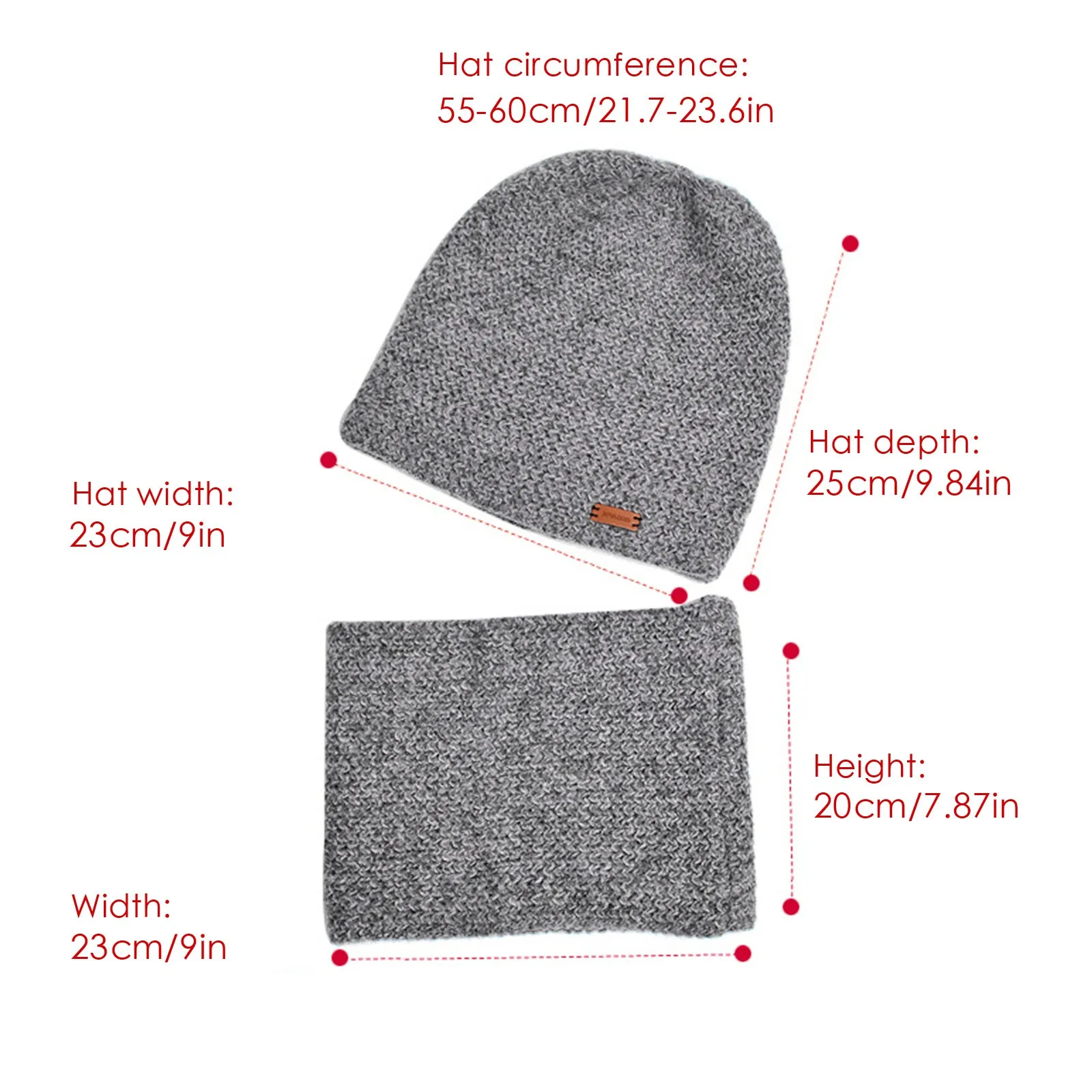 قبعة كلاسيكية بسيطة على الطراز الكوري النقي لسيدة الخريف والشتاء قبعة الشباك كومة قبعة عالية الجودة محبوكة قبعة باردة ومجموعة وشاح