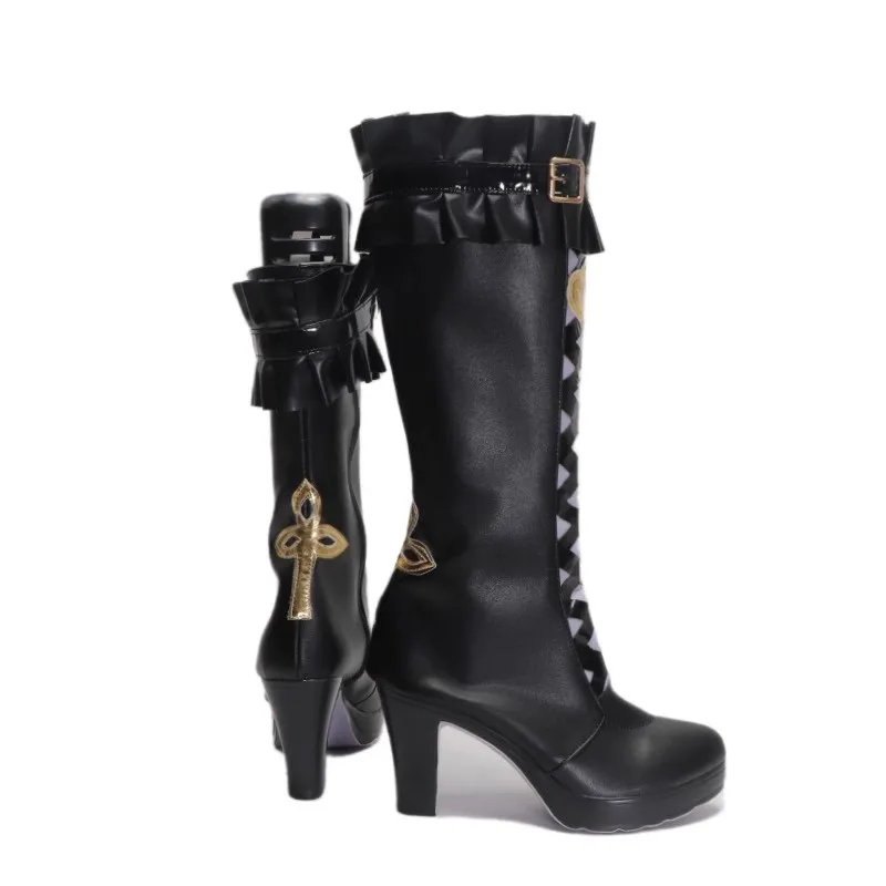 Honkai Star Rail Die Herta Spiel Cosplay Schuhe Stiefel Herta Rolle Spielen Leder Stiefel Halloween Karneval Party Requisiten Für Frauen