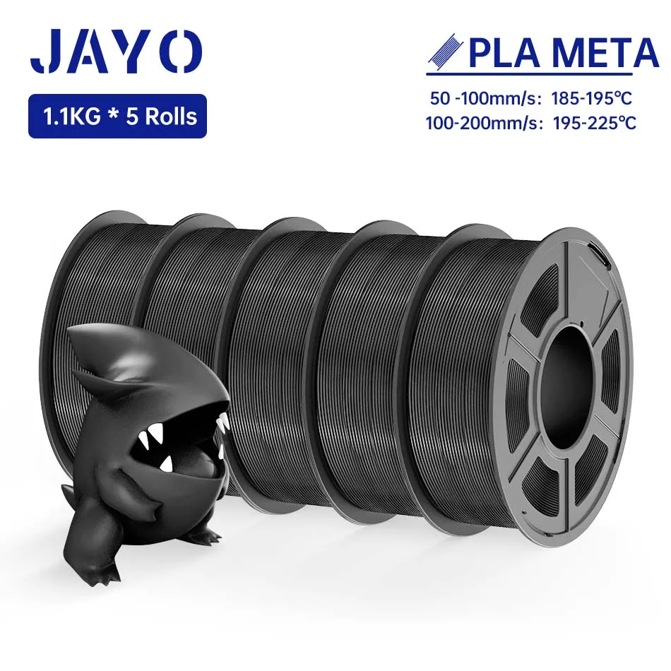 اذهب! PLA Meta / ABS / PETG / SILK / PLA خيوط 1.75 مللي متر 5 لفات طابعة ثلاثية الأبعاد 100% لا فقاعة لـ FDM لتقوم بها بنفسك هدية المواد شحن سريع