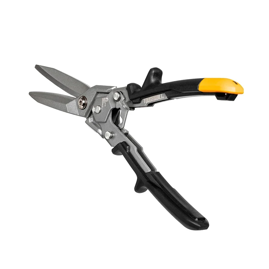 ToughBuilt - Left/Right/Straight Long/Straight Offset Cut Aviation Snips - One Handed Lock Operation - (TB-H4-60 Series)