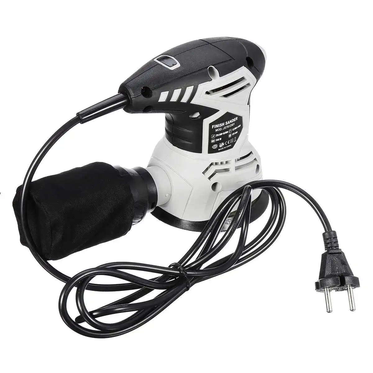 ماكينة صنفرة جدار المعجون عالية الكفاءة بدون غبار بقدرة 200 وات ماكينة صنفرة جدارية جافة للجدار والسقف