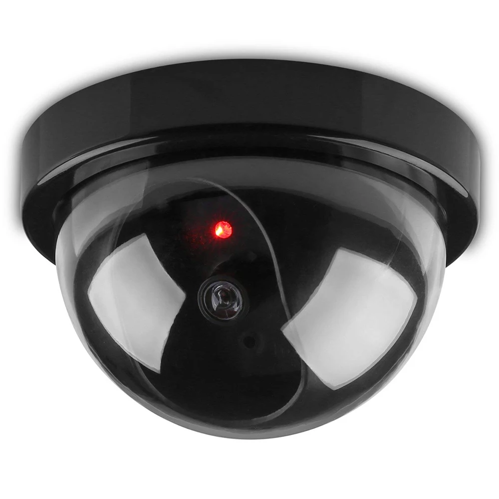 Câmera de segurança falsa sem fio, vigilância doméstica, CCTV Dome, interior e exterior, Hemisfério Simulação Camera, Drop Shipping