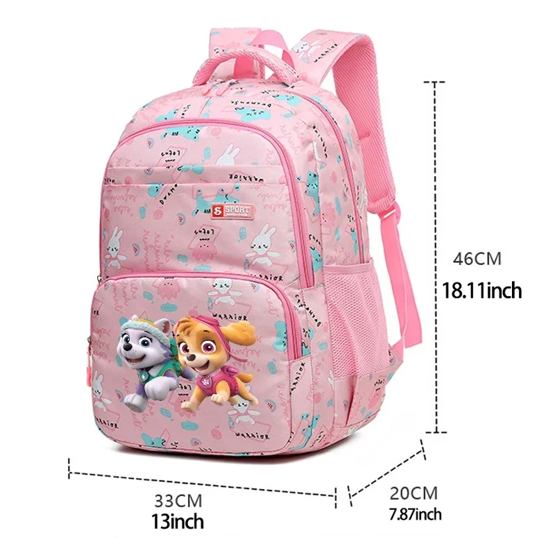 Paw Patrols Backpack Large Capacity Skye Everest Primary Schoolbag Cartoon Animal Book Bags Cute Study Supplies Birthday Gifts - view 3