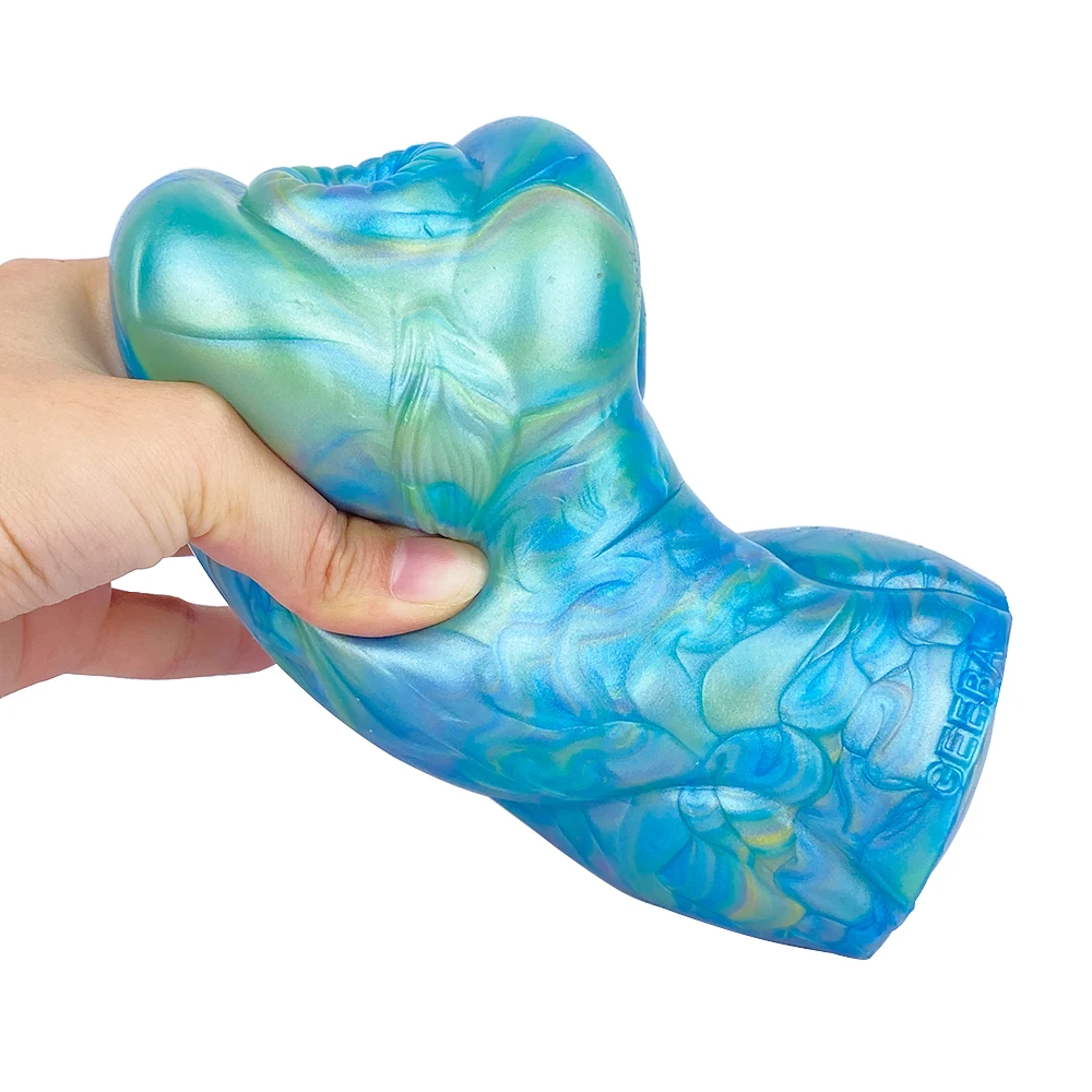 Geeba masculino castor cão masturbadores masculinos silicone bolso buceta Stroker vagina realista único canal brinquedos sexuais para homens onahole