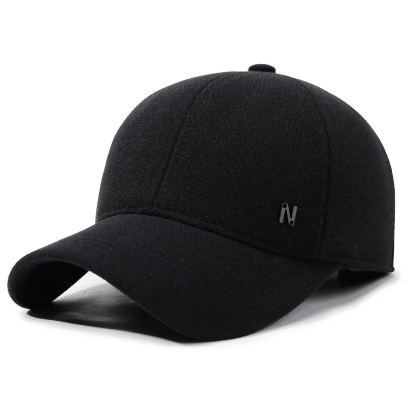 Dicke und warme, verstellbare Ohrenschützer-Baseballkappe für den Außenbereich für Herbst und Winter – Detail 1