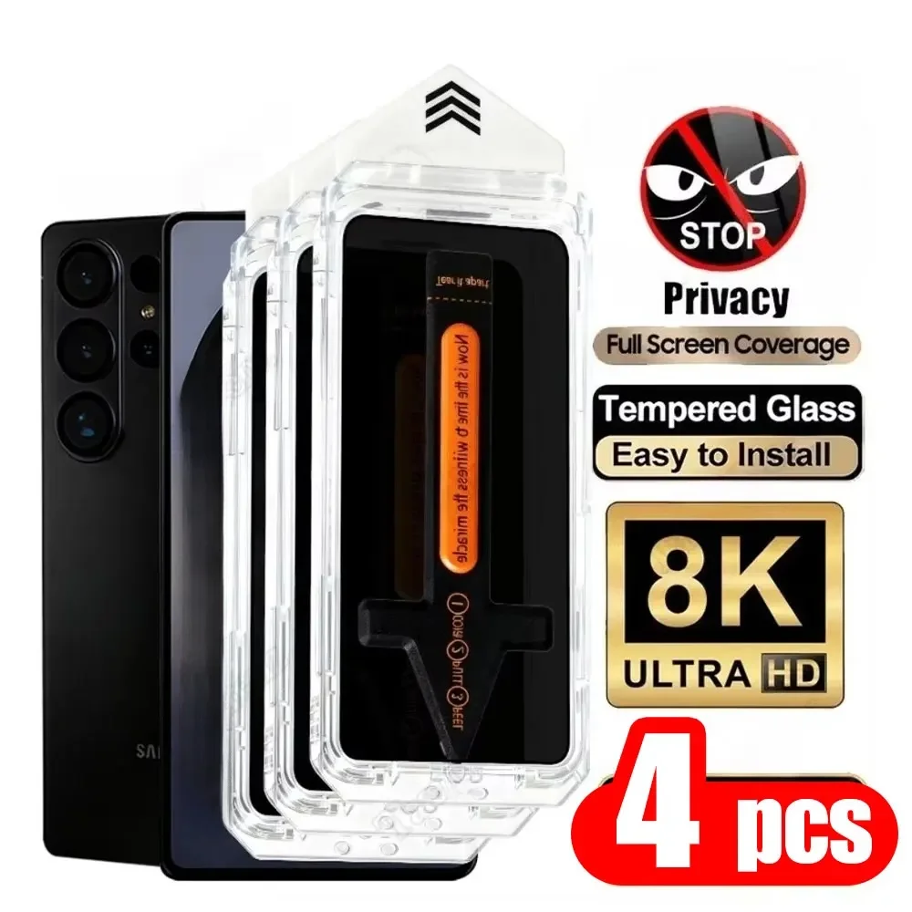 

1-4PCS Anti-Spy Dust Free Screen Protector For iPhone 17 Pro Max 13 16 17 15 Pro Max 14 12 11 XR Air 16 Plus XS X Anti-Scratch