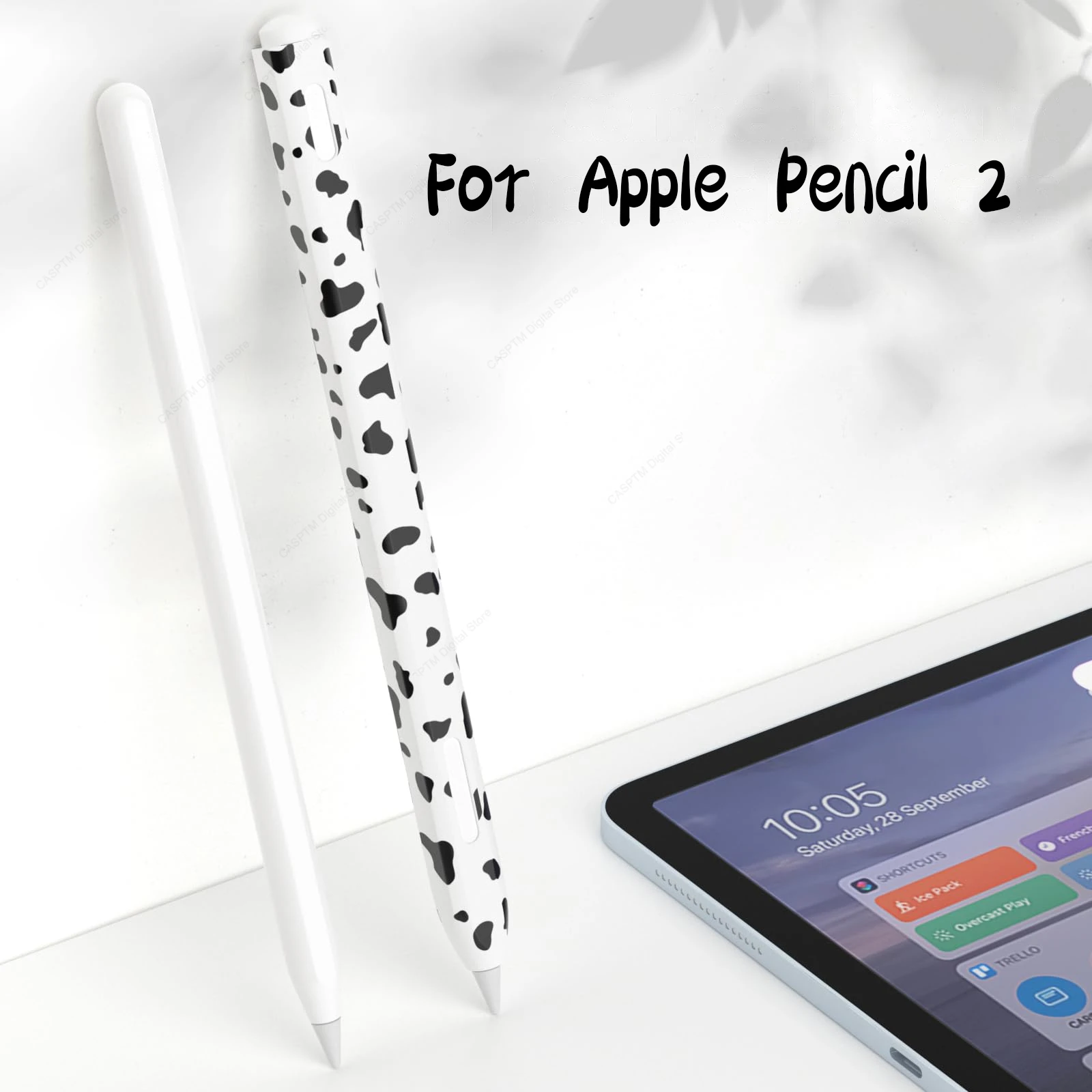 

Роскошный чехол-карандаш с коровьим рисунком для карандашей Apple Pencil Pro 2024, мягкие чехлы для карандашей Apple Pencil 2 2nd Pro Gen, защитный чехол