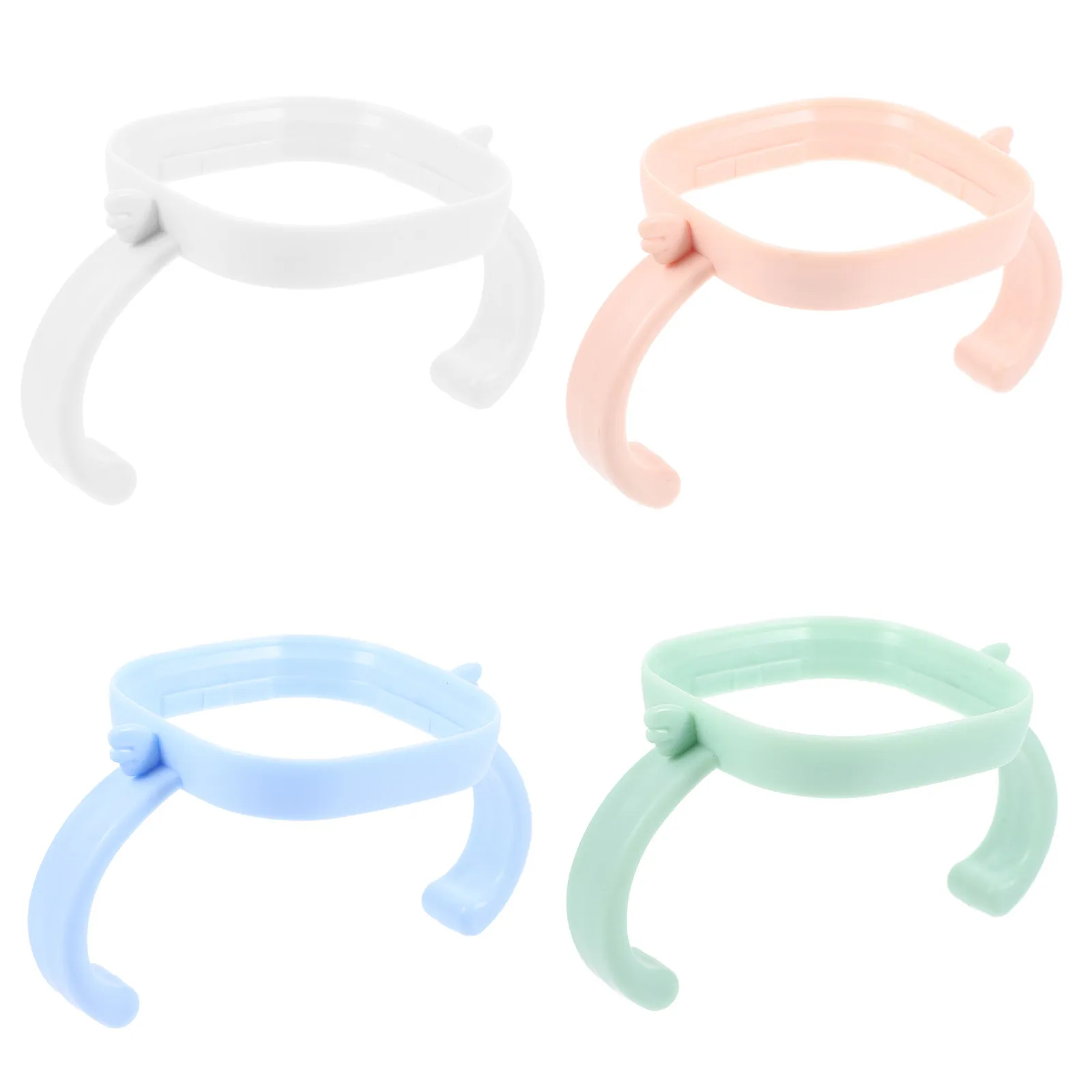 

Набор из 4 универсальных прочных ручек для детских бутылочек, удобные в использовании аксессуары для кормления младенцев и малышей, ручки для бутылочек с молоком