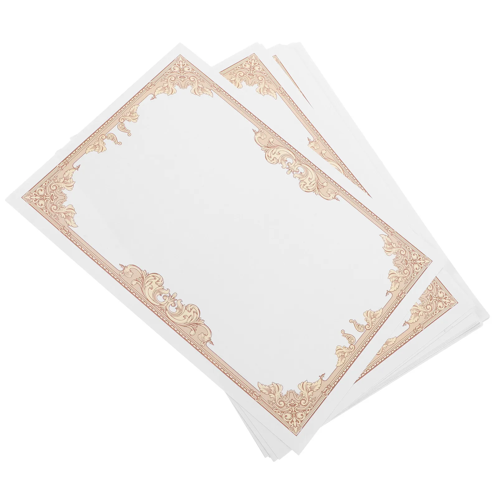 

30Pcs Certificate Paper Blank Printable Inner Paper for Diploma Award Graduation Academic Awards Certificates Award Certificates
