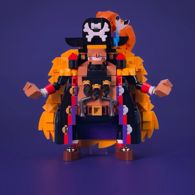 Popular Anime Model MOC Building Bricks Pirate Captain Model Modular Technology Children Holiday Gifts Assemble Toys Suit