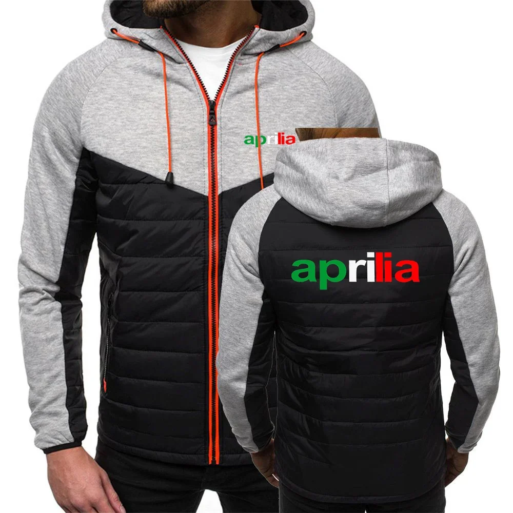 Sudadera con capucha y cremallera para hombre, abrigo clásico con estampado de motocicleta, chaquetas informales de 7 colores, novedad de 2023